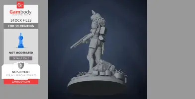 Alicia - Clair Obscur: Expedition 33 - Character Figure STL