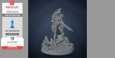 Alicia - Clair Obscur: Expedition 33 - Character Figure STL