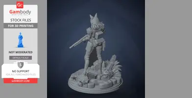 Alicia - Clair Obscur: Expedition 33 - Character Figure STL