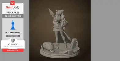 Yangyang - Wuthering Waves - Character Figure STL