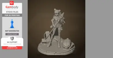 Yangyang - Wuthering Waves - Character Figure STL