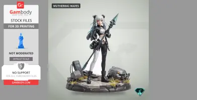 Yangyang - Wuthering Waves - Character Figure STL