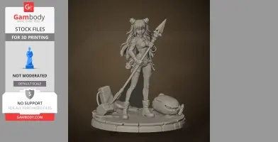 Yangyang - Wuthering Waves - Character Figure STL