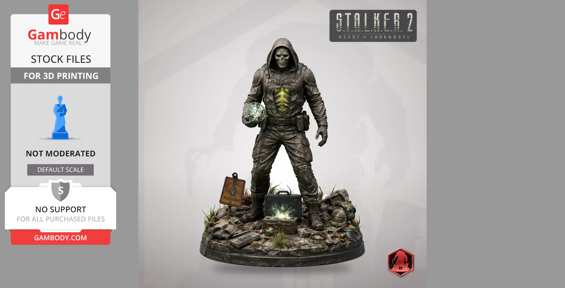 Poltergeist - S.T.A.L.K.E.R. 2: Heart - Character Figure STL