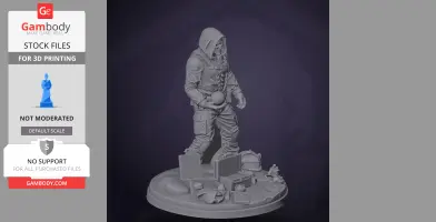 Poltergeist - S.T.A.L.K.E.R. 2: Heart - Character Figure STL
