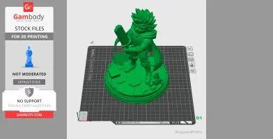 Berdly - Deltarune - Character Figure STL
