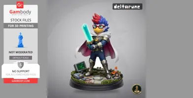 Berdly - Deltarune - Character Figure STL