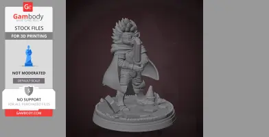 Berdly - Deltarune - Character Figure STL