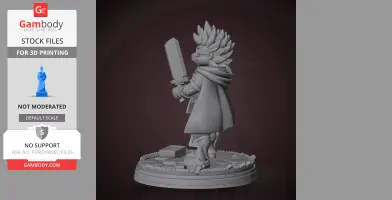 Berdly - Deltarune - Character Figure STL
