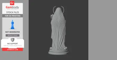 Saint Anne Line - Devotional Statue - STL 3D Print