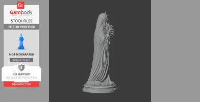 Saint Anne Line - Devotional Statue - STL 3D Print