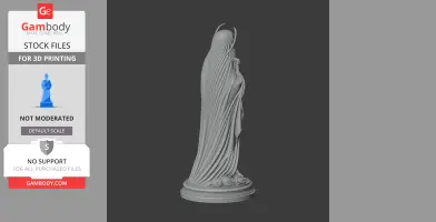 Saint Anne Line - Devotional Statue - STL 3D Print