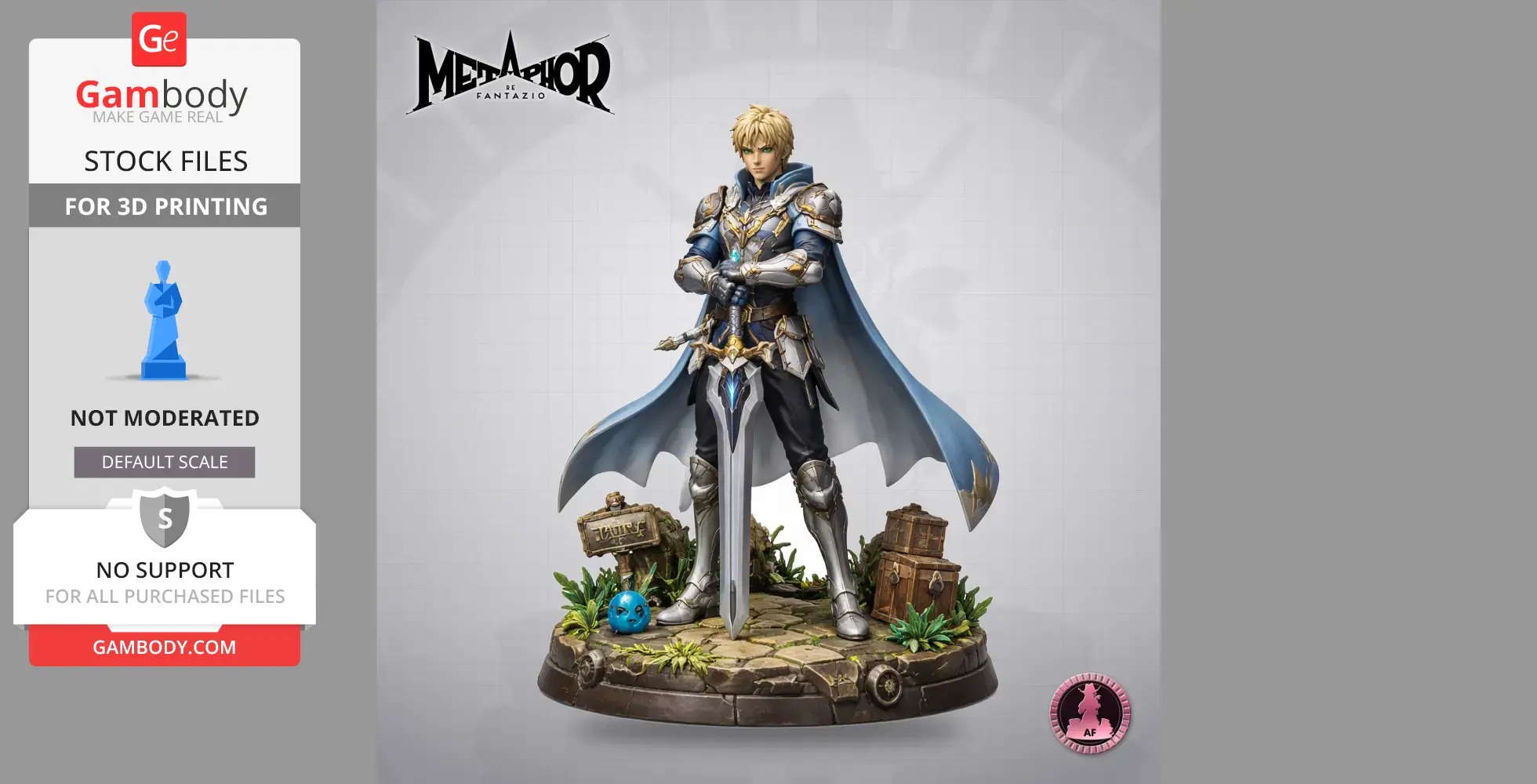 Strohl - Metaphor: ReFantazio - Character Figure STL