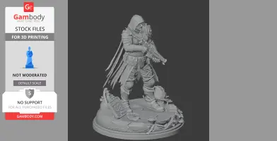 Gustave Clair Obscur Expedition 33 - Character Figure STL