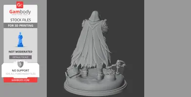 Gustave Clair Obscur Expedition 33 - Character Figure STL