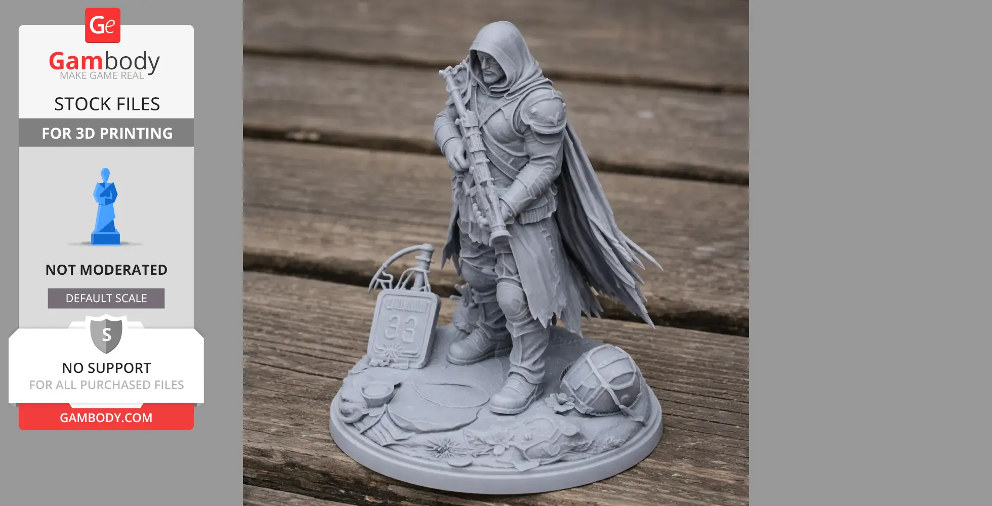 Gustave Clair Obscur Expedition 33 - Character Figure STL