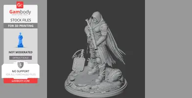 Gustave Clair Obscur Expedition 33 - Character Figure STL