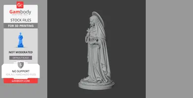 Saint Anne-Marie Rivier - Devotional Statue - STL 3D Print