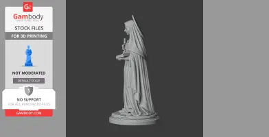 Saint Anne-Marie Rivier - Devotional Statue - STL 3D Print