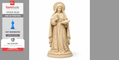 Saint Anne-Marie Rivier - Devotional Statue - STL 3D Print