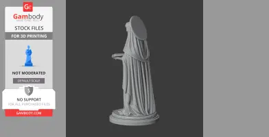 Saint Anne-Marie Rivier - Devotional Statue - STL 3D Print