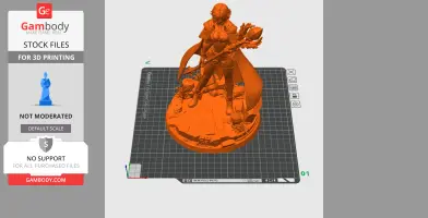 Clea - Clair Obscur: Expedition 33 - Character Figure STL