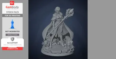 Clea - Clair Obscur: Expedition 33 - Character Figure STL