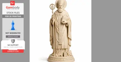 Saint Anno II - Devotional Statue - STL 3D Print