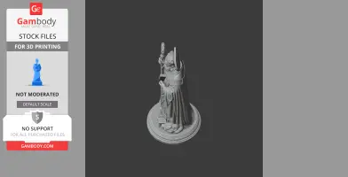 Saint Anno II - Devotional Statue - STL 3D Print