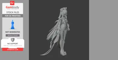 Kokomi - Genshin Impact Figurine - Character Figure STL