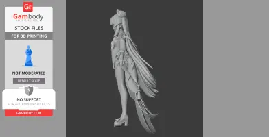 Kokomi - Genshin Impact Figurine - Character Figure STL