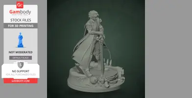 Alonzo - Metaphor: ReFantazio - Character Figure STL