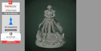 Alonzo - Metaphor: ReFantazio - Character Figure STL