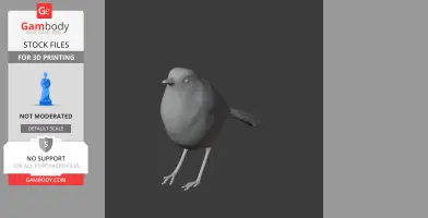 Bagobo babbler - Prehistoric Animal STL