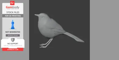 Bagobo babbler - Prehistoric Animal STL