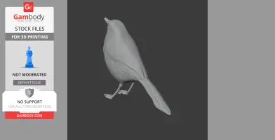 Bagobo babbler - Prehistoric Animal STL