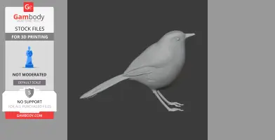 Bagobo babbler - Prehistoric Animal STL