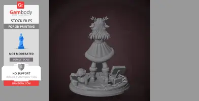 Noelle - Deltarune - Character Figure STL