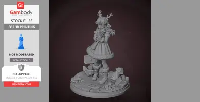 Noelle - Deltarune - Character Figure STL