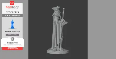 Saint Annuario Pontificio - Devotional Statue - STL 3D Print
