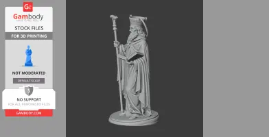 Saint Annuario Pontificio - Devotional Statue - STL 3D Print