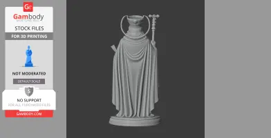 Saint Annuario Pontificio - Devotional Statue - STL 3D Print
