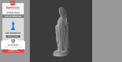 Saint Ansanus - Devotional Statue - STL 3D Print