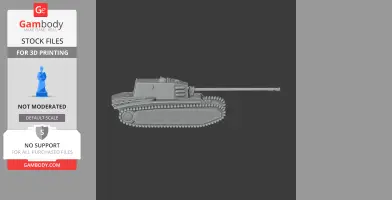 ARL 44 tank - Tank Model STL