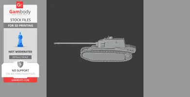 ARL 44 tank - Tank Model STL