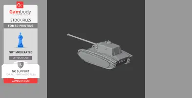 ARL 44 tank - Tank Model STL