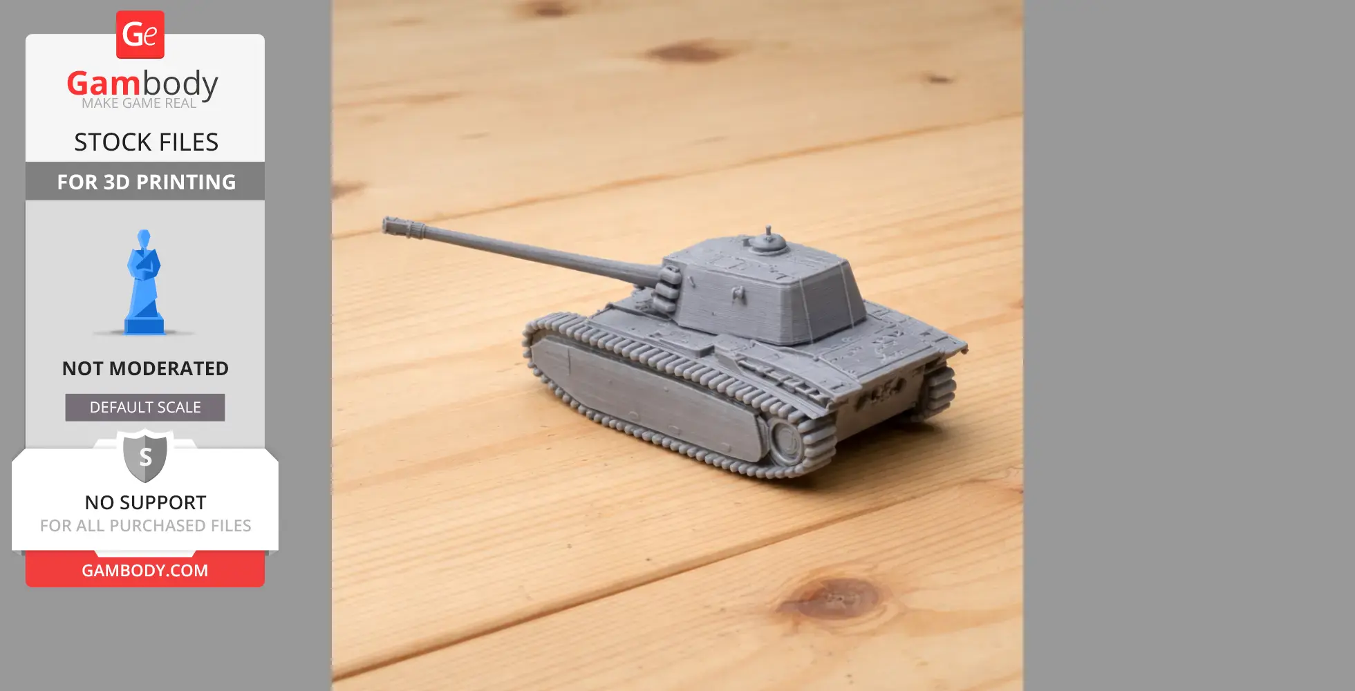 ARL 44 tank - Tank Model STL