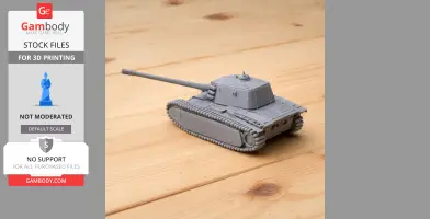 ARL 44 tank - Tank Model STL