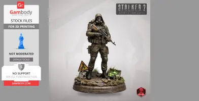 Skif - S.T.A.L.K.E.R. 2: Heart of - Character Figure STL