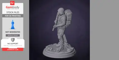 Skif - S.T.A.L.K.E.R. 2: Heart of - Character Figure STL
